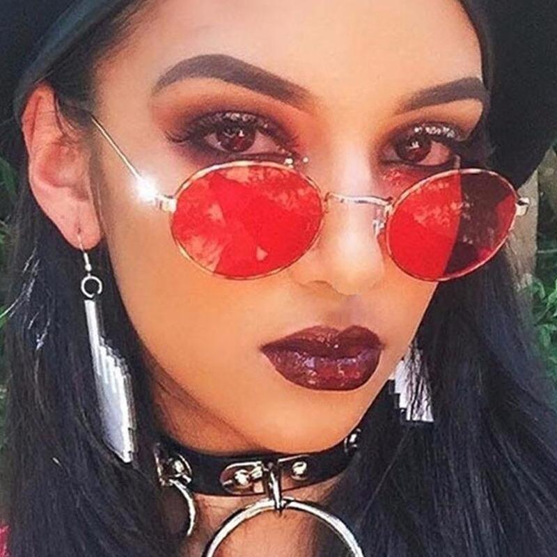 Small Oval Sunglasses for Women