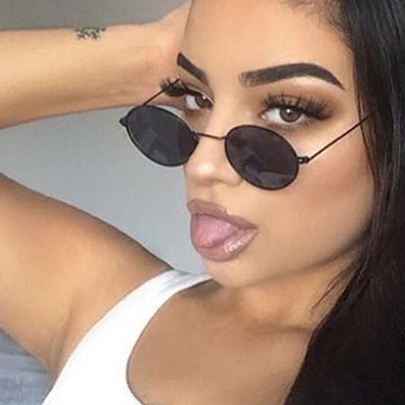 Small Oval Sunglasses for Women