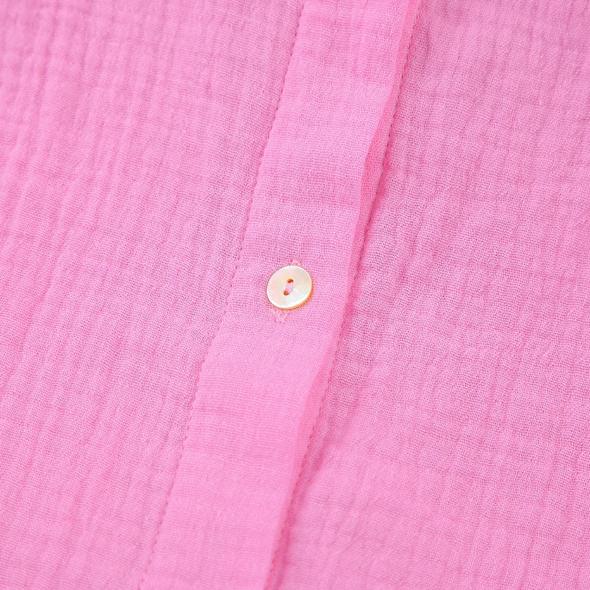 Women's Turn-Down Collar Nine Quarter Sleeve Sleepwear