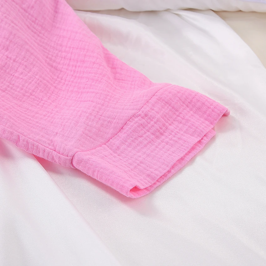 Women's Turn-Down Collar Nine Quarter Sleeve Sleepwear