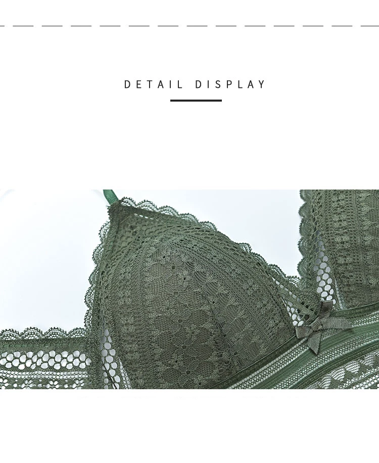 Push Up Lace Bra Set