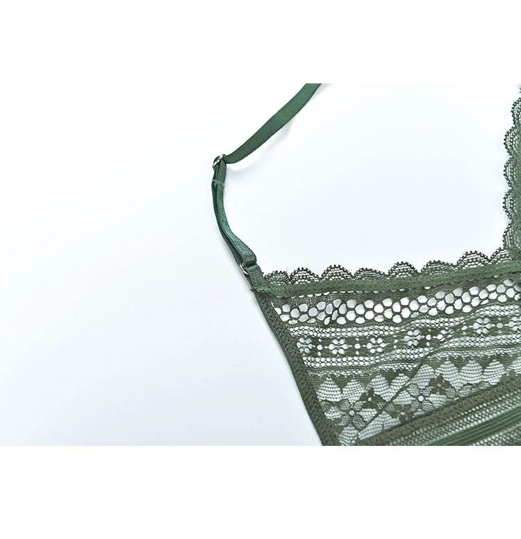 Push Up Lace Bra Set