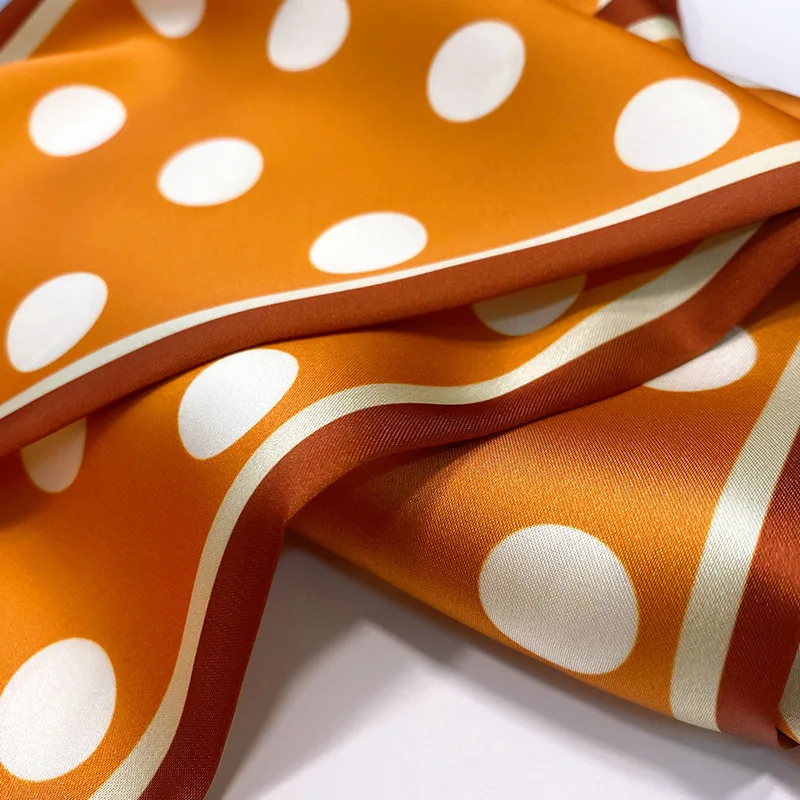 Women's Narrow Dotted Summer Scarf