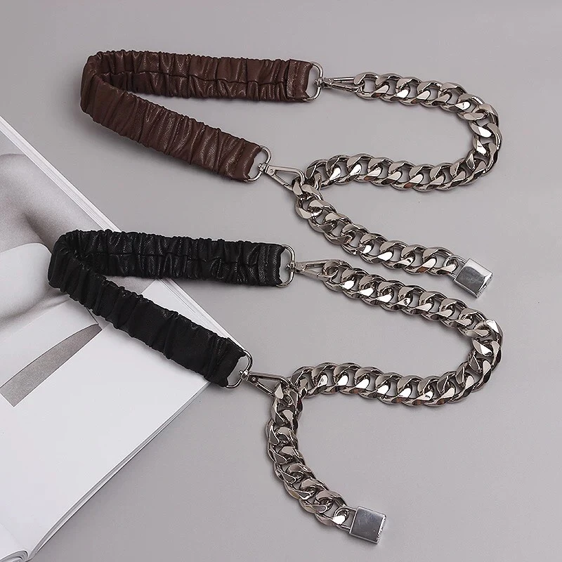 Silver Chain Belt for Women