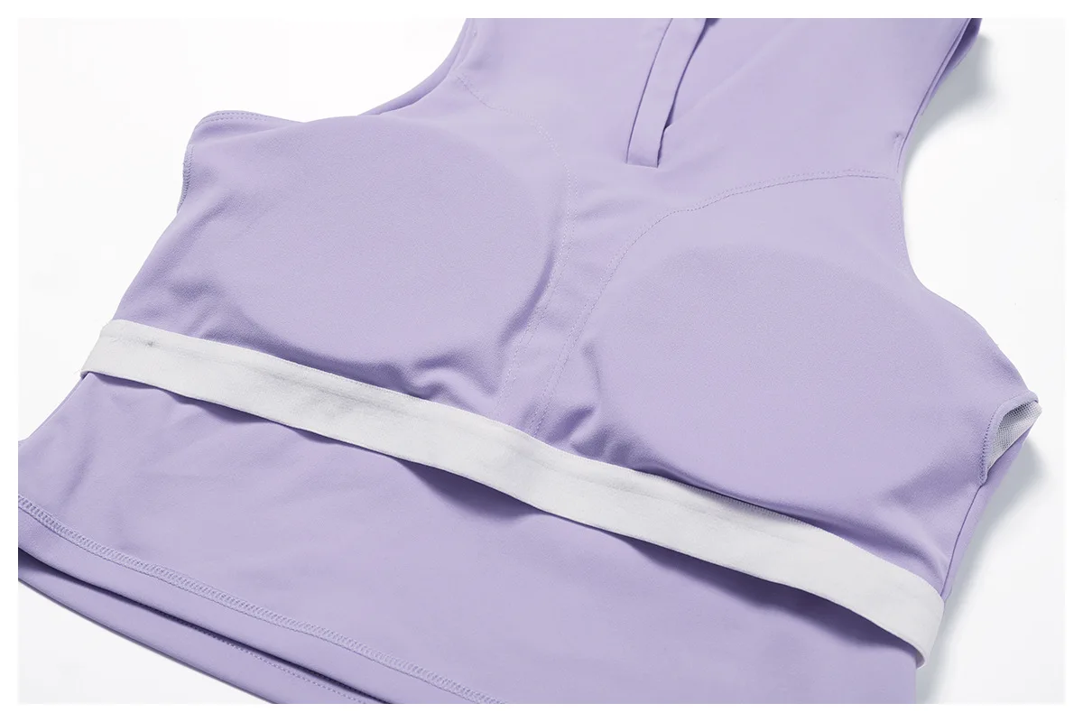 2PCS Women Tracksuit Yoga Set Gym Set Bra Sports Short Skirt Workout Sportswear Running Clothing Gym Wear Athletic Sport Suit