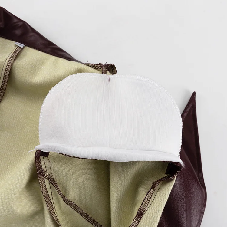 Tossy Vintage PU 2 Piece-Set Trousers Female Lace-Up Pocket Fashion Outwear Streetwear Autumn 2024 Patchwork Women's Pants Sets