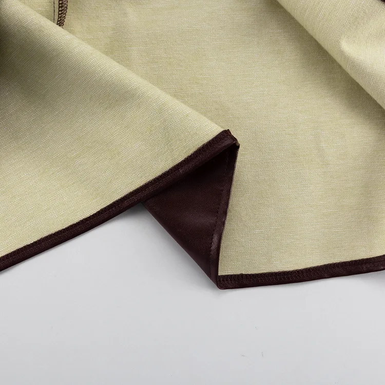 Tossy Vintage PU 2 Piece-Set Trousers Female Lace-Up Pocket Fashion Outwear Streetwear Autumn 2024 Patchwork Women's Pants Sets