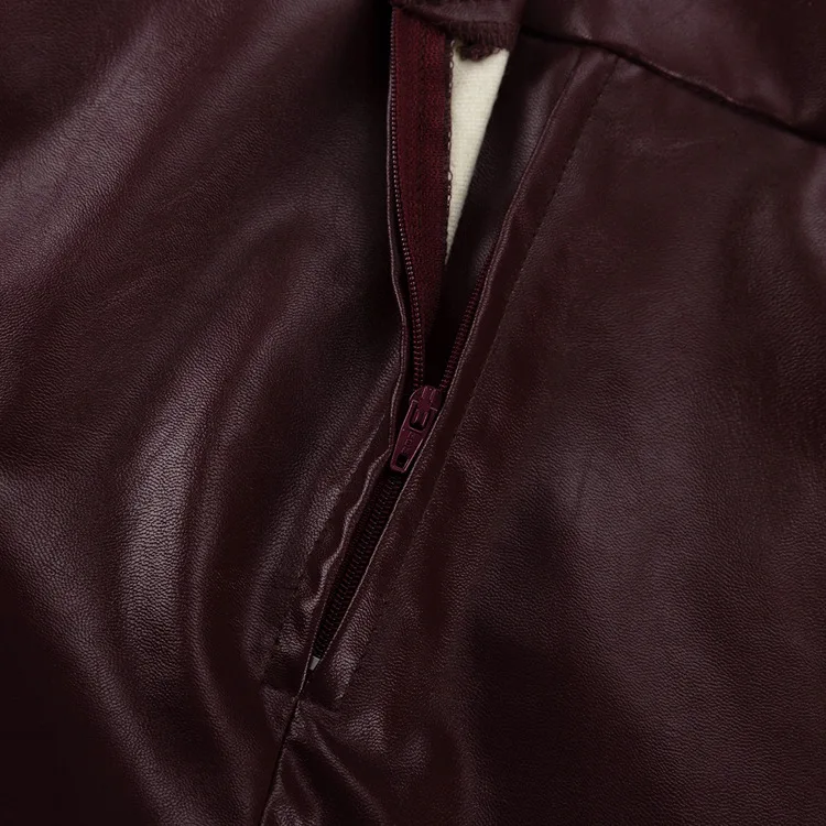 Tossy Vintage PU 2 Piece-Set Trousers Female Lace-Up Pocket Fashion Outwear Streetwear Autumn 2024 Patchwork Women's Pants Sets