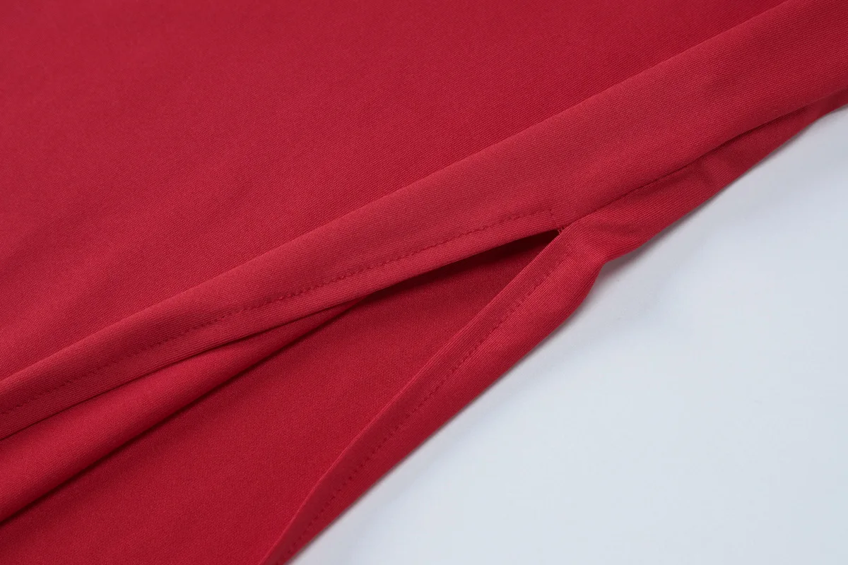 Patchwork Side Split Maxi Dress